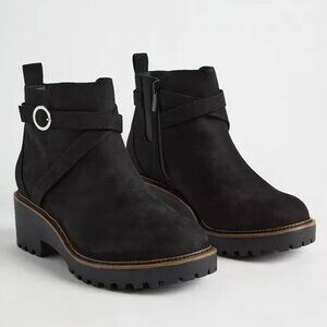 NEW Torrid Buckle Wedge Bootie 11WW